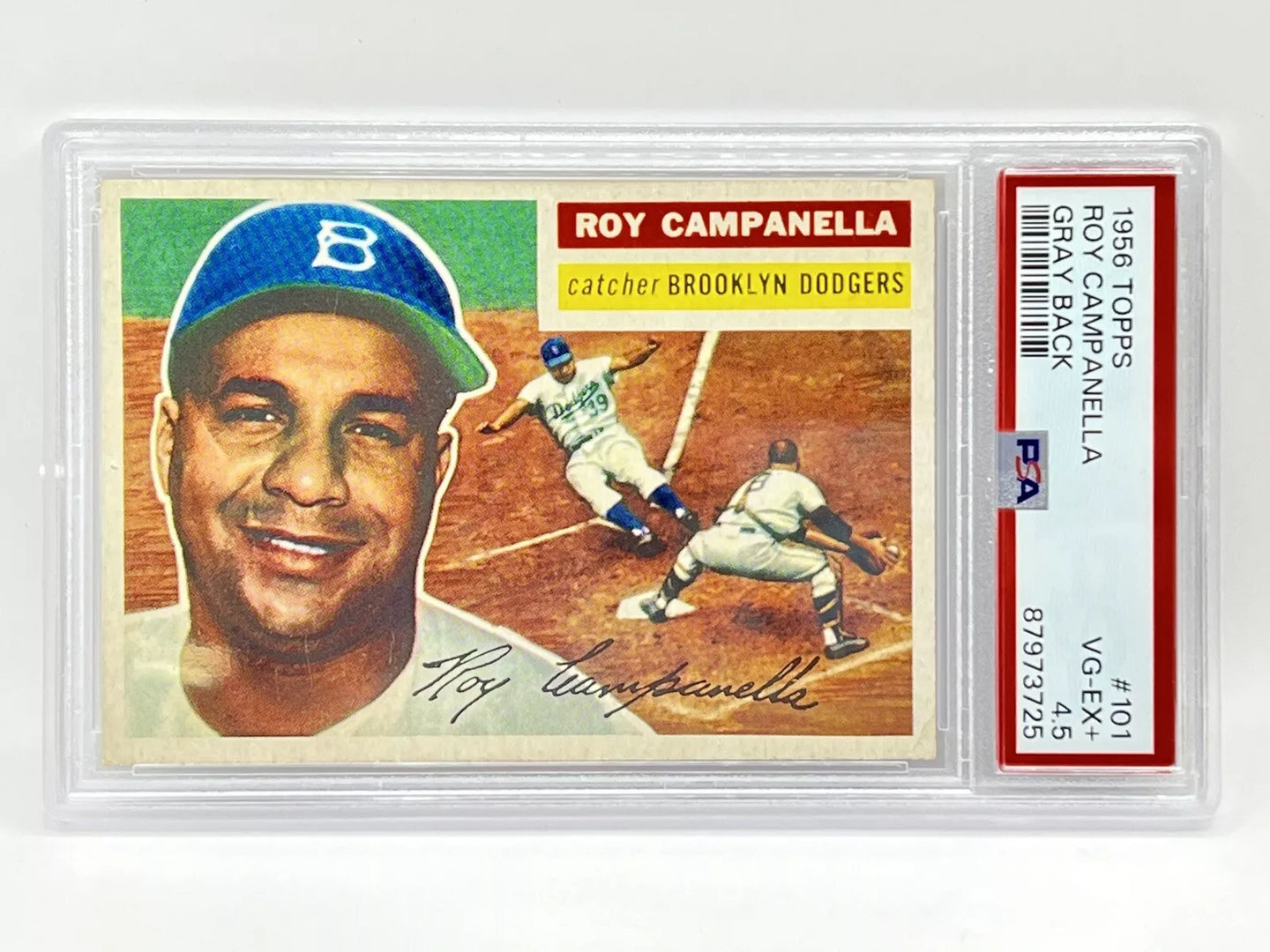 1956 Topps Roy Campanella Gray Back #101 PSA 4.5 Dodgers