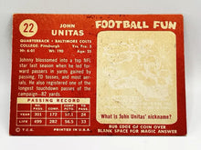 Load image into Gallery viewer, 1958 Topps John Unitas Baltimore Colts #22
