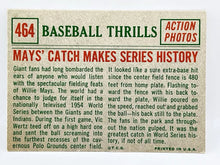 Load image into Gallery viewer, 1959 Baseball Thrills Willie Mays #464 Giants
