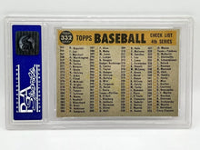 Load image into Gallery viewer, 1960 Topps Yankees Team Card #332 PSA 7 Yankees
