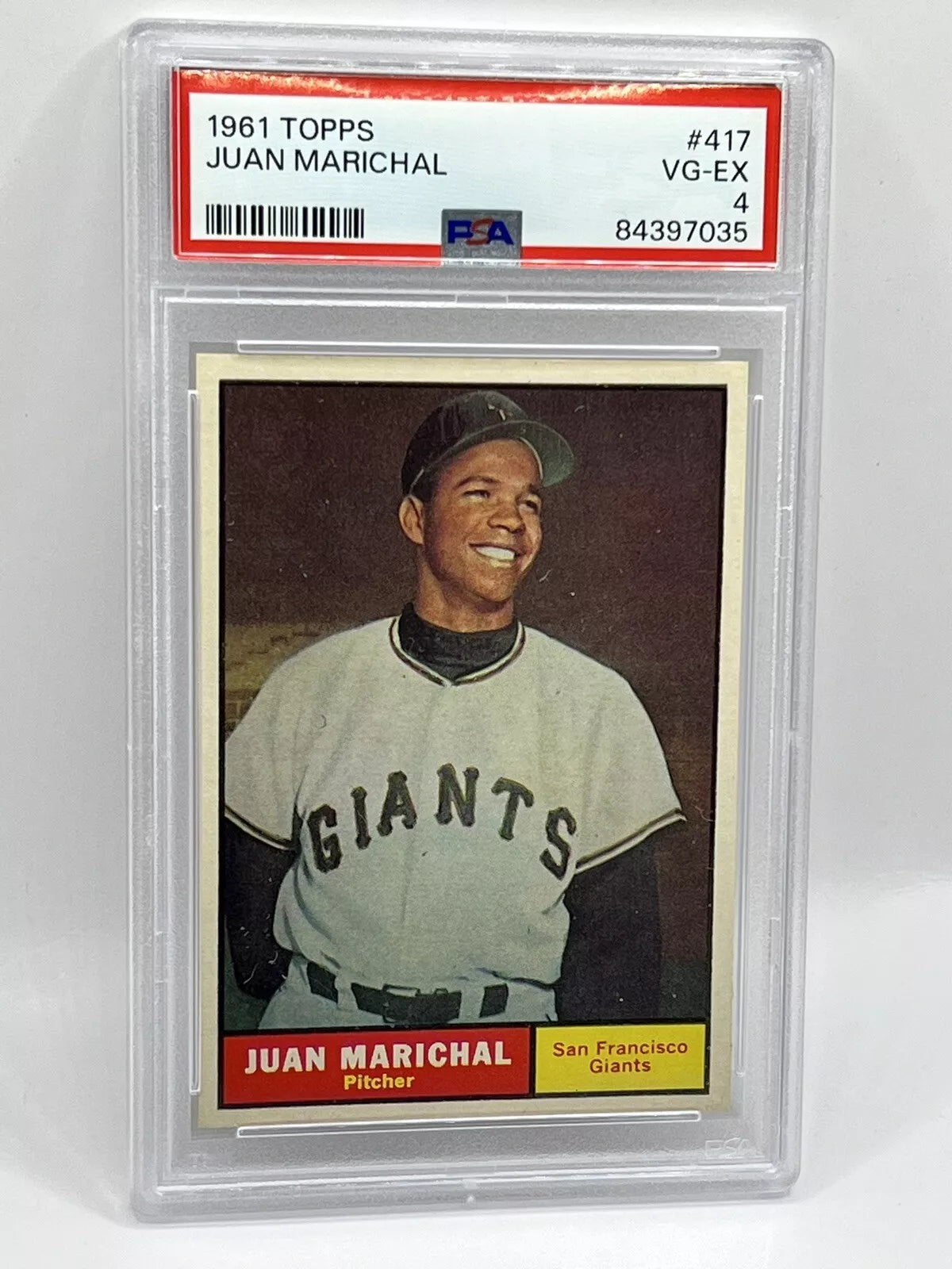 1961 Topps Juan Marichal #417 PSA 4 Giants