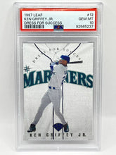 Load image into Gallery viewer, 1997 Leaf Ken Griffey Jr Dress For Success PSA 10 Mariners
