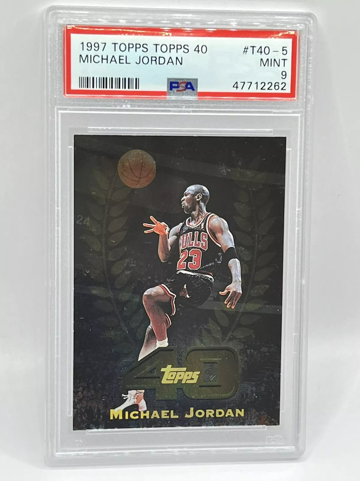 1997 Topps Topps 40 Michael Jordan #T40-5 PSA 9 Bulls