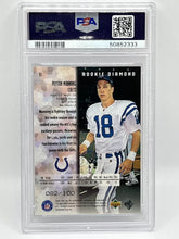 Load image into Gallery viewer, 1998 Upper Deck Black Diamond Peyton Manning Rookie Quadruple /100 PSA 8 Colts
