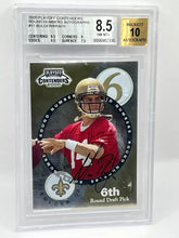 Load image into Gallery viewer, 2000 Playoff Contenders Tom Brady Rookie Round Numbers Auto BGS 8.5 Patriots
