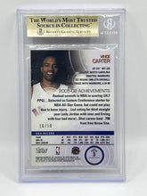 Load image into Gallery viewer, 2002 Topps Pristine Uncirculated Vince Carter Gold Refractor /50 BGS 9.5 Raptors
