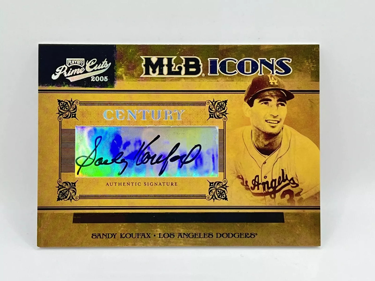 2005 Donruss Prime Cuts Sandy Koufax MLB Icons Auto /32 Dodgers