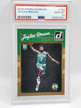 Load image into Gallery viewer, 2016 Panini Donruss Jaylen Brown RC PSA 10 #153 Celtics
