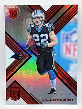 Load image into Gallery viewer, 2017 Panini Elite Christian McCaffrey Red Rookie Aspirations 1/78 Panthers 49ers
