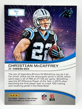 Load image into Gallery viewer, 2017 Panini Rookies &amp; Stars Christian McCaffrey Orange Stellar Rookies /25
