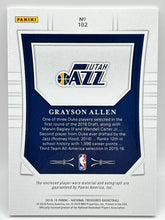 Load image into Gallery viewer, 2018 Panini National Treasures Grayson Allen Rookie Patch Auto 50/99 Jazz Suns
