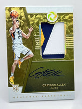 Load image into Gallery viewer, 2018 Panini Opulence Grayson Allen Gold Rookie Patch Auto /10 Jazz Suns
