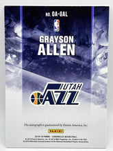 Load image into Gallery viewer, 2018 Panini Origins Grayson Allen Gold Rookie Auto /10 Jazz Suns
