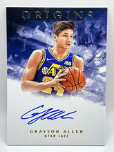 Load image into Gallery viewer, 2018 Panini Origins Grayson Allen Gold Rookie Auto /10 Jazz Suns
