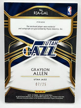 Load image into Gallery viewer, 2018 Panini Select Grayson Allen Tie Dye Rookie Patch Auto /25 Jazz Suns
