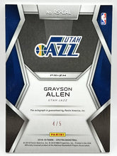 Load image into Gallery viewer, 2018 Panini Spectra Grayson Allen Neon Orange Rising Stars Rookie Auto 4/5 Jazz
