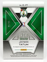 Load image into Gallery viewer, 2018 Panini Spectra Jayson Tatum In The Zone Auto /35 Celtics
