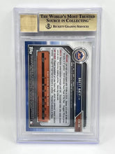 Load image into Gallery viewer, 2019 Bowman Chrome Brett Baty 1st Blue Refractor Auto BGS 9.5/10 Mets
