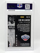 Load image into Gallery viewer, 2019 Panini Illusions Zion Williamson Rookie Trophy Collection Yellow /149 PSA10
