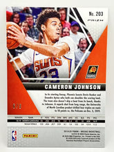 Load image into Gallery viewer, 2019 Panini Mosaic Cameron Johnson Black Gold Rookie /8 Suns Nets
