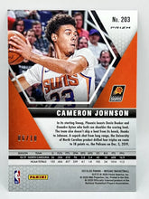 Load image into Gallery viewer, 2019 Panini Mosaic Cameron Johnson Green Swirl Rookie /10 Suns Nets
