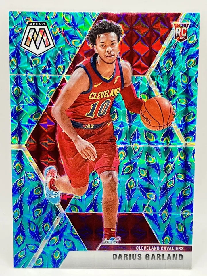 2019 Panini Mosaic Darius Garland Rookie Peacock Cavaliers