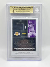 Load image into Gallery viewer, 2019 Panini One &amp; One Lebron James Purple 20/20 BGS 9.5 Lakers
