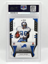 Load image into Gallery viewer, 2019 Panini Prizm Barry Sanders Franchise Legends Green Scope Auto /25 PSA 10
