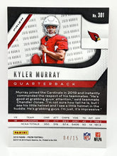 Load image into Gallery viewer, 2019 Panini Prizm Kyler Murray Red Shimmer Rookie /15 SP Cardinals
