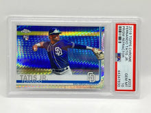 Load image into Gallery viewer, 2019 Topps Chrome Fernando Tatis Jr Rookie Prism Refractor PSA 10 Padres
