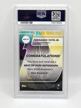 Load image into Gallery viewer, 2020 Bowman’s Best Fernando Tatis Jr Red Refractor Auto /10 PSA 10 Pop 1 Padres
