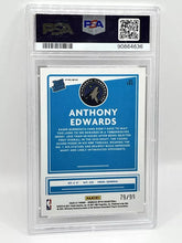 Load image into Gallery viewer, 2020 Donruss Optic Anthony Edwards Red /99 PSA 9 #151 Timberwolves
