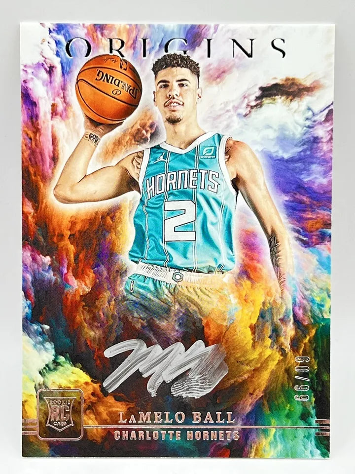 2020 Panini Origins Lamelo Ball Rookie Auto /99 Hornets Read Description