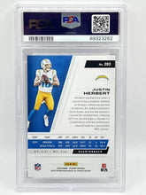 Load image into Gallery viewer, 2020 Panini Panini Playoff Justin Herbert 3rd Down Rookie /25 PSA 10 Chargers
