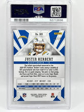 Load image into Gallery viewer, 2020 Panini Phoenix Justin Herbert Black Rookie 9/10 PSA 9 Chargers
