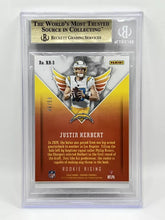 Load image into Gallery viewer, 2020 Panini Phoenix Justin Herbert Rookie Rising Bronze /50 BGS 9.5 Chargers
