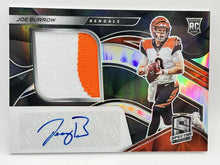 Load image into Gallery viewer, 2020 Panini Spectra Joe Burrow Rookie Patch Auto /99 Bengals
