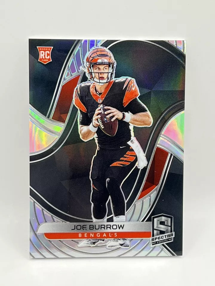 2020 Panini Spectra Joe Burrow Silver Prizm Rookie /99 Bengals