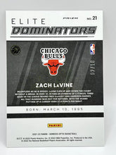 Load image into Gallery viewer, 2021-22 Donruss Optic Zach Lavine Gold /10 #21 Bulls
