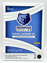 Load image into Gallery viewer, 2021-22 Immaculate Jaren Jackson Jr Auto Gold /10 #MM-JJJ Grizzlies
