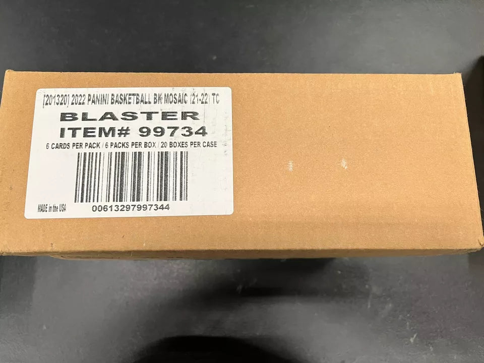 2021 Panini Basketball Mosaic Blaster Case Sealed 20 Boxes