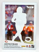 Load image into Gallery viewer, 2021 Panini Clearly Donruss Justin Fields ‘91 Rookie Auto /10 Bears Steelers
