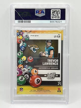 Load image into Gallery viewer, 2021 Panini Contenders Optic Trevor Lawrence Rookie Lottery Ticket PSA 9 Jaguars
