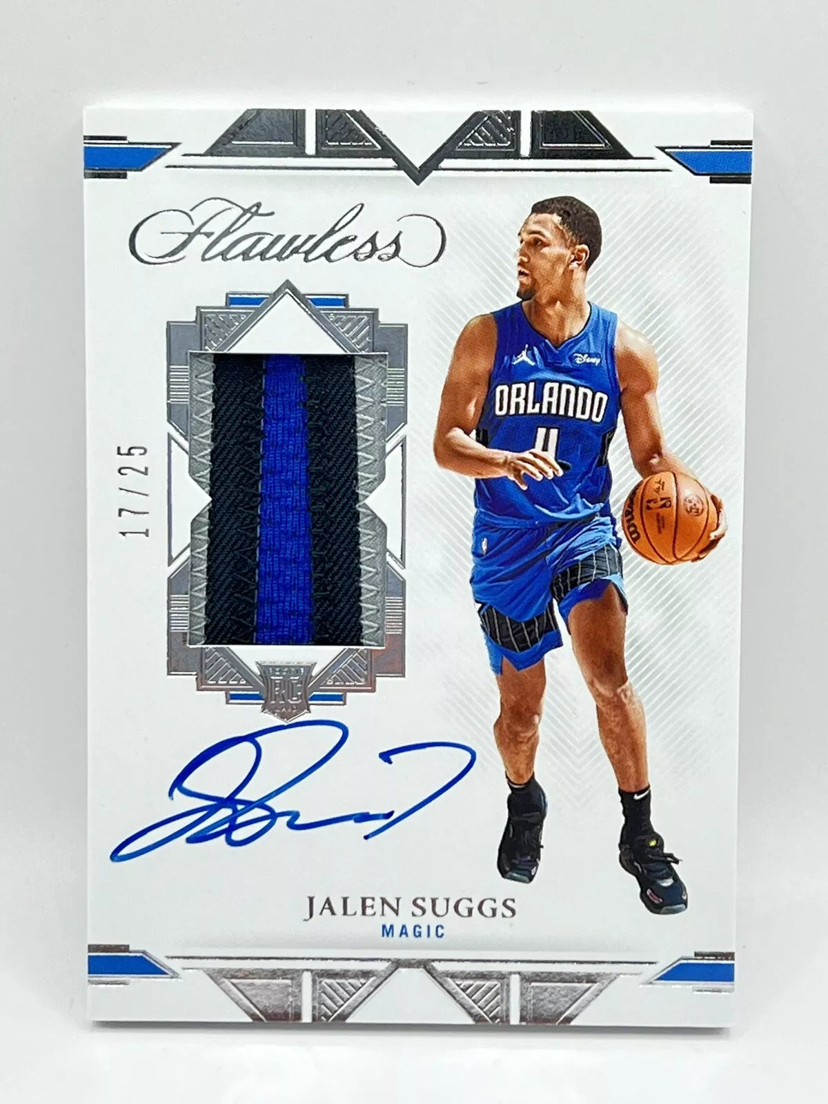 2021 Panini Flawless Jalen Suggs Rookie Patch Auto /25 Magic