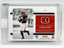 Load image into Gallery viewer, 2021 Panini Jamarr Chase Gold Dual Rookie Patch Auto 8/10 Bengals Sealed
