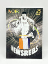 Load image into Gallery viewer, 2021 Panini Noir Devin Booker Newsreels Game Used Patch /25 Suns
