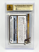 Load image into Gallery viewer, 2022 Bowman Chrome Jackson Curio 1st Gold Refractor Auto /50 BGS 9.5/10 Brewers
