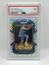 Load image into Gallery viewer, 2022 Panini Prizm Chet Holmgren Lucky Envelopes Rookie /8 PSA 9 Thunder
