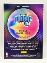 Load image into Gallery viewer, 2022 Panini Recon Paolo Banchero Tru Potential Rookie Auto /25 Magic
