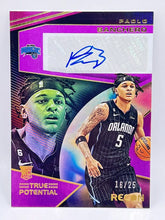 Load image into Gallery viewer, 2022 Panini Recon Paolo Banchero Tru Potential Rookie Auto /25 Magic
